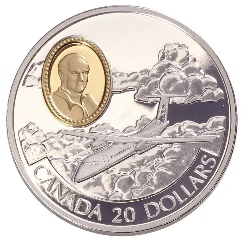 1999 Canadian $20 Aviation Series 2: de Havilland DHC-8 Dash 8